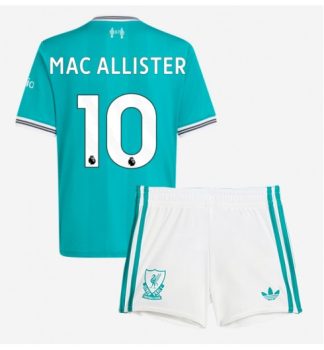 Poceni Otroški dresi kompleti Liverpool Alexis Mac Allister 10 Tretji 2025-26