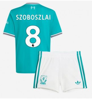 Poceni Otroški dresi kompleti Liverpool Dominik Szoboszlai 8 Tretji 2025-26