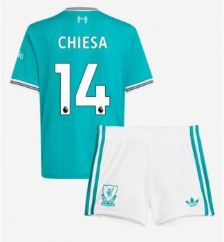 Poceni Otroški dresi kompleti Liverpool Federico Chiesa 14 Tretji 2025-26