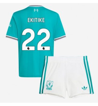 Poceni Otroški dresi kompleti Liverpool Hugo Ekitike 22 Tretji 2025-26