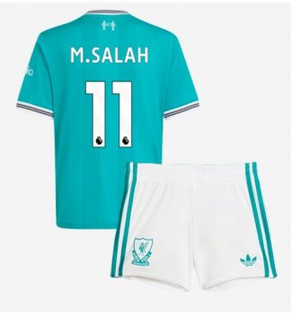 Poceni Otroški dresi kompleti Liverpool Mohamed Salah 11 Tretji 2025-26