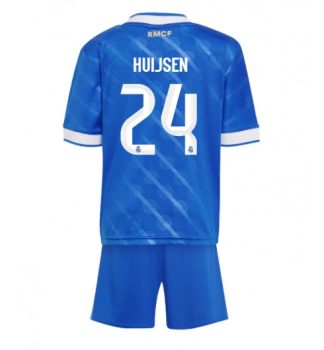 Nogometni dresi kompleti za otroke Real Madrid Tretji 2025-26 Dean Huijsen 24
