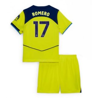 Otroški dresi komplet Tottenham Hotspur Tretji 2025-26 tisk Cristian Romero 17