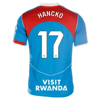 Poceni Nogometni dresi Atletico Madrid Tretji 2025-26 Moški Dávid Hancko 17