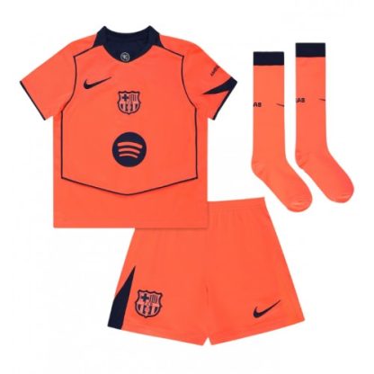 Otroški Nogometni dresi kompleti Alejandro Balde #3 FC Barcelona Tretji 2025-26