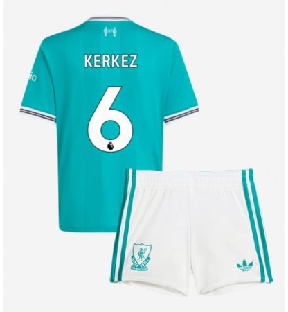 Otroški Nogometni dresi Milos Kerkez #6 Liverpool Tretji 2025-26