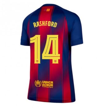 Prodajo Nogometni Dresi Marcus Rashford #14 FC Barcelona Domači 2025-26 Ženski