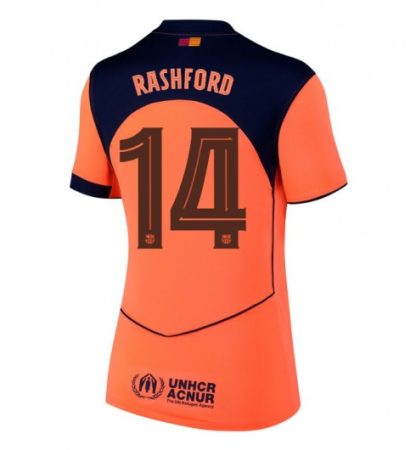 Poceni Nogometni Dres Marcus Rashford #14 FC Barcelona Tretji 2025-26 Ženski
