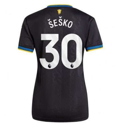 Poceni Nogometni Dresi Manchester United Tretji 2025-26 Ženski Benjamin Sesko 30