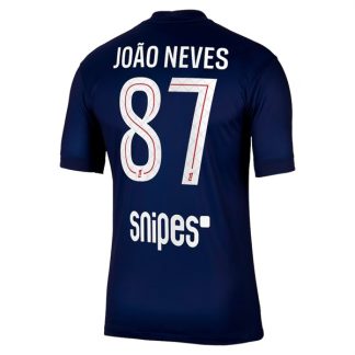 Poceni Moški Nogometni dresi Paris Saint-Germain PSG Domači 2025-26 João Neves 87