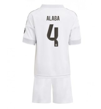 Prodajo Nogometni dresi za otroke Real Madrid David Alaba #4 Domači 2025-26
