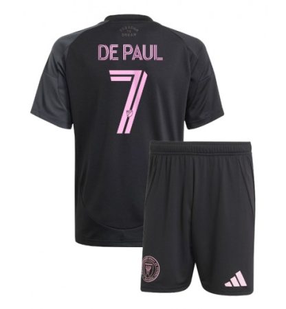 Otroški Nogometni dresi Inter Miami CF Gostujoči 2025-26 Kompleti Rodrigo De Paul 7