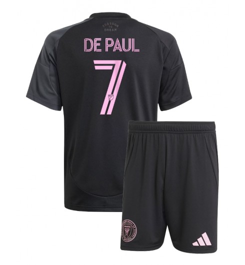 Otroški Nogometni dresi Inter Miami CF Gostujoči 2025-26 Kompleti Rodrigo De Paul 7