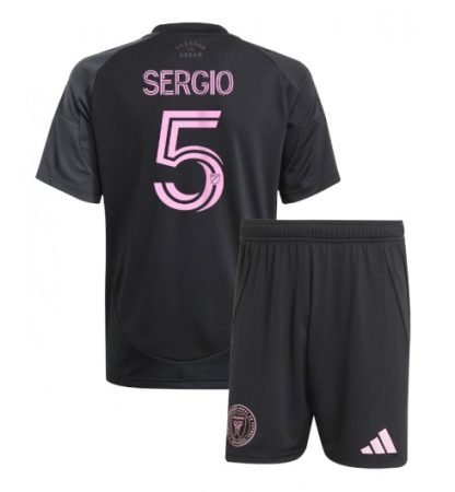 Nogometni dresi za otroke Kompleti Sergio Busquets #5 Inter Miami CF Gostujoči 2025-26