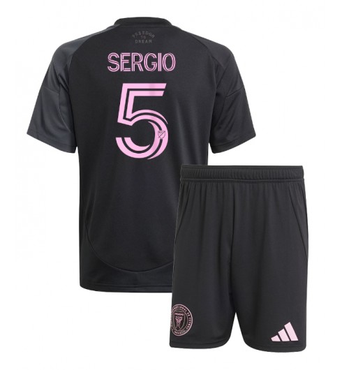 Nogometni dresi za otroke Kompleti Sergio Busquets #5 Inter Miami CF Gostujoči 2025-26