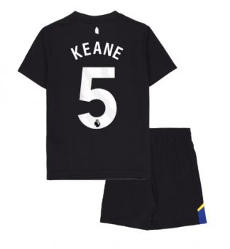 Poceni Nogometni dresi kompleti Everton Tretji 2025-26 Otroški Michael Keane 5