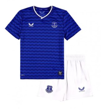 Nogometni dresi kompleti Everton Domači 2025-26 Otroški z lastnim tiskom