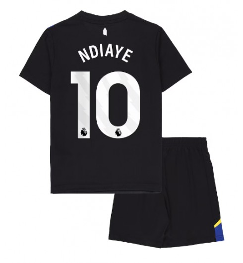 Poceni Nogometni dresi za otroke Everton Tretji 2025-26 črna Iliman Ndiaye 10
