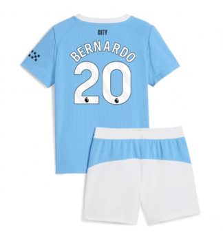 Otroški Nogometni dresi Manchester City Domači 2025-26 Bernardo Silva 20