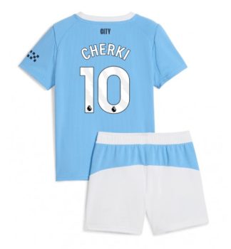 Otroški Nogometni dresi Manchester City Domači 2025-26 Rayan Cherki 10