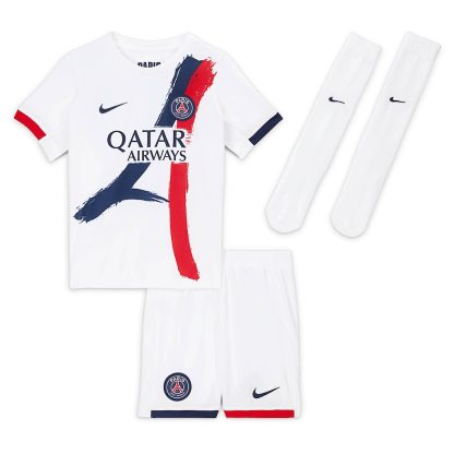 Otroški Nogometni dresi Paris Saint-Germain Desire Doue 14 PSG Gostujoči 2025-26