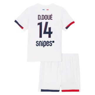 Otroški Nogometni dresi Paris Saint-Germain Desire Doue 14 PSG Gostujoči 2025-26