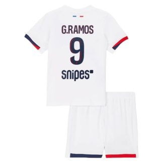 Otroški Nogometni dresi Paris Saint-Germain Goncalo Ramos 9 PSG Gostujoči 2025-26