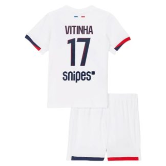 Otroški Nogometni dresi Paris Saint-Germain Vitinha Ferreira 17 PSG Gostujoči 2025-26