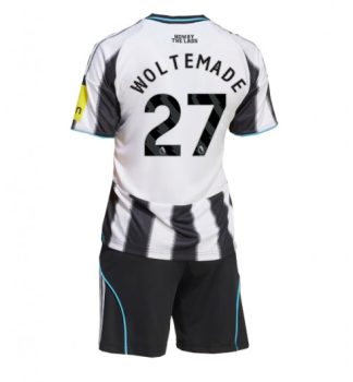 Poceni Nogometni dresi Newcastle United Domači 2025-26 Otroški Nick Woltemade 27