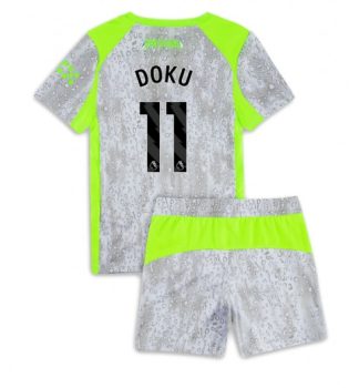 Nogometni dresi kompleti Manchester City Tretji 2025-26 Otrošk Jeremy Doku 11