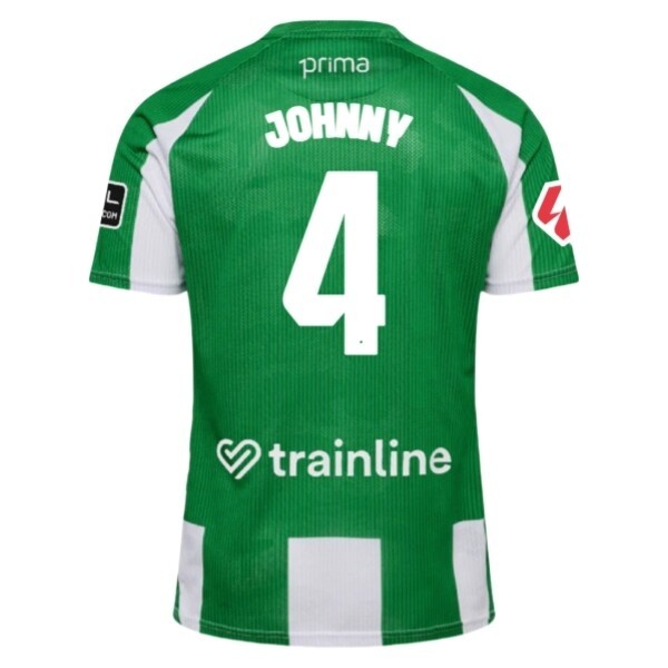 Poceni Moški Nogometni dresi Balompié Johnny 4 Real Betis Domači 2025-26