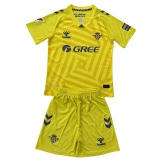 Poceni Nogometni dresi kompleti Real Betis Vratar Domači 2025-26 Otroški