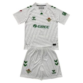 Nogometni dresi kompleti Real Betis Vratar Gostujoči 2025-26 bela Otroški