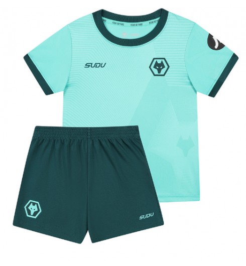 Poceni Otroški dresi kompleti Wolves Gostujoči 2025-26 Jhon Arias 10