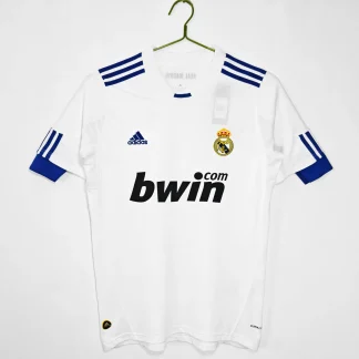 Prodajo Retro Nogometni dresi Real Madrid Domači 2010-11 bela Kratek Rokav