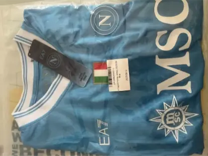 Otroski Nogometni dres kompleti SSC Napoli Domaci 2025 26 z lastnim imenom.webp
