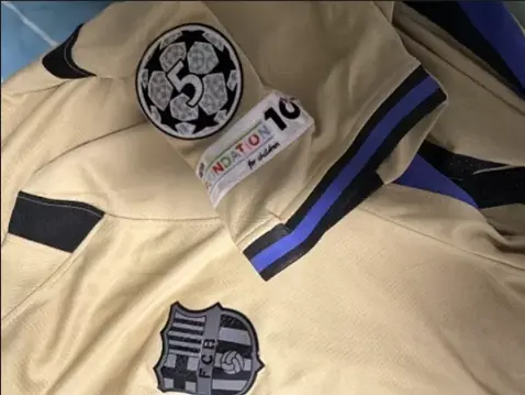 Otroski dresi kompleti FC Barcelona Gostujoci 2026 Lamine Yamal 10.webp