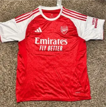 Zenski Nogometni dresi Arsenal Domaci 2025-26 z lastnim tiskom.webp