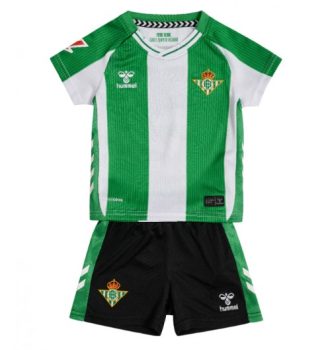 Prodajo Nogometni dresi Real Betis Domači 2025-26 Otroški z lastnim tiskom