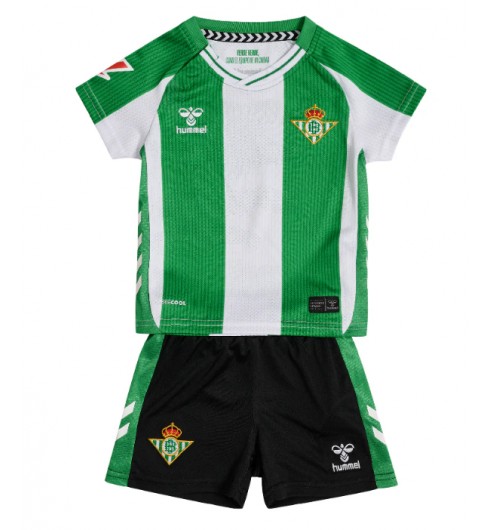 Prodajo Nogometni dresi Real Betis Domači 2025-26 Otroški z lastnim tiskom