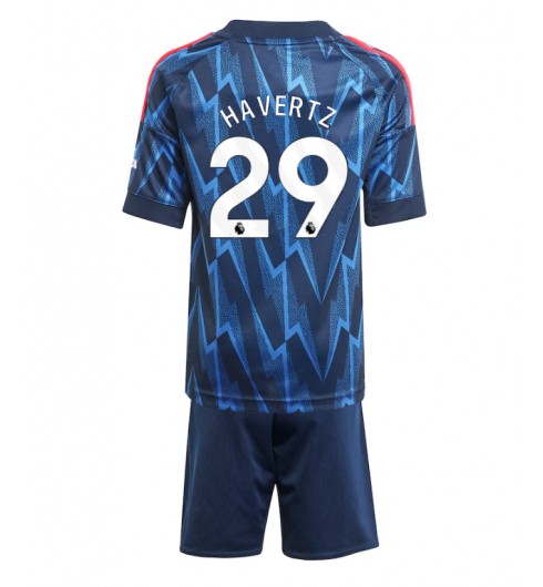 Nogometni dresi Kai Havertz #29 Arsenal Gostujoči 2025-26 Otroški Kompleti
