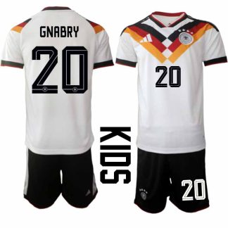 Otroški Nogometni dresi Nemčija DFB Serge Gnabry #20 Domači SP 2026