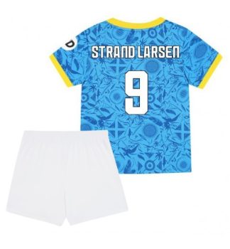 Poceni Nogometni dresi za otroke Wolves Tretji 2025-26 Jorgen Strand Larsen 9