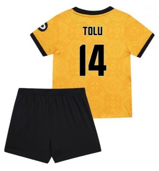 Poceni Otroški dresi kompleti Wolves Domači 2025-26 Tolu Arokodare 14