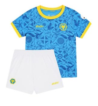 Poceni Nogometni dresi za otroke Wolves Tretji 2025-26 z lastnim tiskom