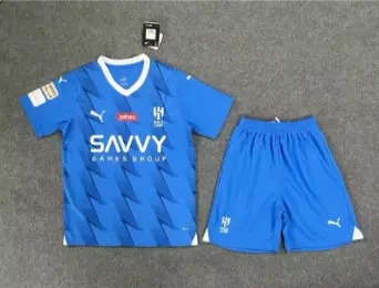 Narociti Otroski Nogometni dresi kompleti Al Hilal Domaci 2023-24.webp