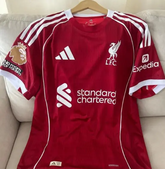 Poceni Nogometni dresi kompleti Liverpool Domaci 2025-26 Darwin Nunez 9.webp