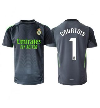 Moški Nogometni dresi Thibaut Courtois #1 Real Madrid Vratar Tretji 2025-26