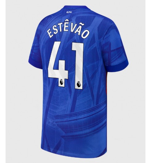 Poceni Nogometni dresi Estevao Willian #41 Chelsea Domači 2025-26 modra