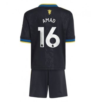 Otroški Nogometni dresi kompleti Manchester United Amad Diallo #16 Tretji 2025-26